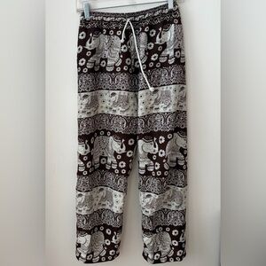 Elephant Print summer pants harem style